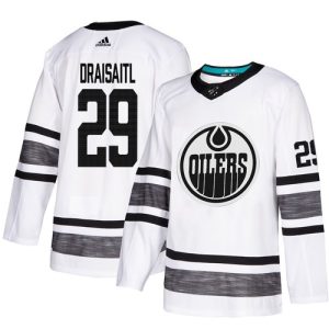 Edmonton Oilers Trikot #29 Leon Draisaitl Weiß 2019 All-Star Stitched